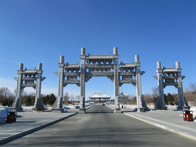 三門寺廟石牌坊